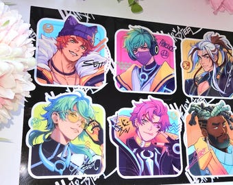 CLEAR sticker sheet Heartsteel