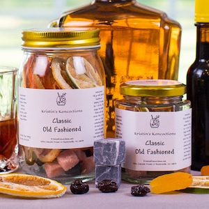 Old Fashioned Cocktail Infusion Kit – Whiskey & Bourbon Gifts, 6 Recipes