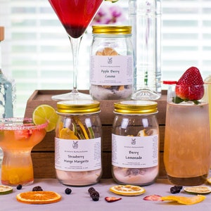 BIRTHDAY COCKTAIL KIT Bartender in a Jar Vodka, Gin, Rum, Whiskey, Bourbon, Tequila Great Cocktail Gift Fun Birthday Mixed Drink Kit image 4