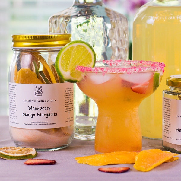 MARGARITA MIX KITS - Awesome Margaritas at Home! 4 Great Recipes to Try. Delicious Tequila drinks for any occasion. Excellent Margarita Gift