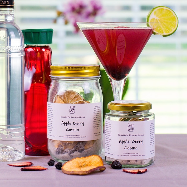 Stocking Stuffers for Adults – Cocktail Infusion Kit, Christmas Gift Jar, 35 Flavors
