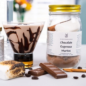 Kit para preparar Martini de Chocolate y Espresso – Mixología casera