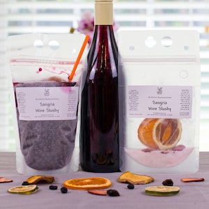 WINE SLUSHIE MULTIPACK Delicious diy Summer Frozen Cocktail Slushies Glass-Free Pouch is Pool & Beach Safe Fun Summer Gift image 8