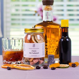 BOURBON LOVER'S TRIO - Diy Cocktail Infusion Kit Mason Jars! Create Delicious Craft Bourbon & Whiskey Drinks! So Simple Anyone Can Do it!