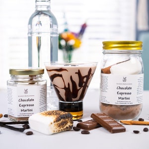 CHOCOLATE ESPRESSO MARTINI Kit! - Bring Your Favorite Cocktail Home With This Easy & Delicious diy Mixology Kit. Easy For Everyone!