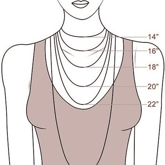 Guide: Standard Necklace Length Size Chart - Picking up Perfect Chain!
