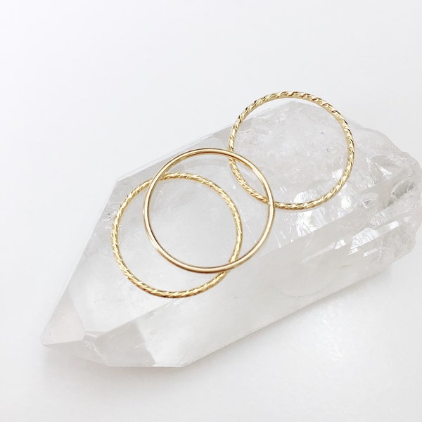 set of 3 rings | silver rings | ring set | gold filled rings | simple ring | silver ring | stacking rings | gold ring | rose gold ring | 1mm