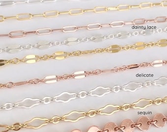 simple bracelet | bracelet stack | bridesmaid gift | layering bracelets | dainty chain bracelet | gold filled, silver,rose gold filled