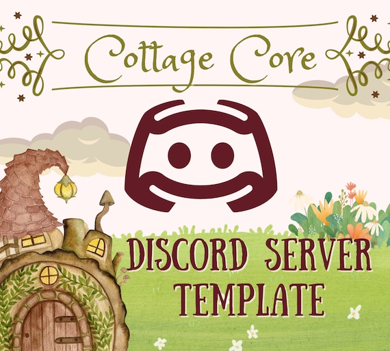 Minimalistic CottageCore Discord Server Template | 50+ channels and roles | Dreamcore | Nature | aesthetic | cute | INSTANT DOWNLOAD