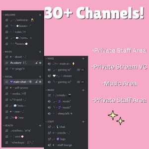 Pastel Aesthetic Streamer & Content Creator Discord (Download Now) - Etsy
