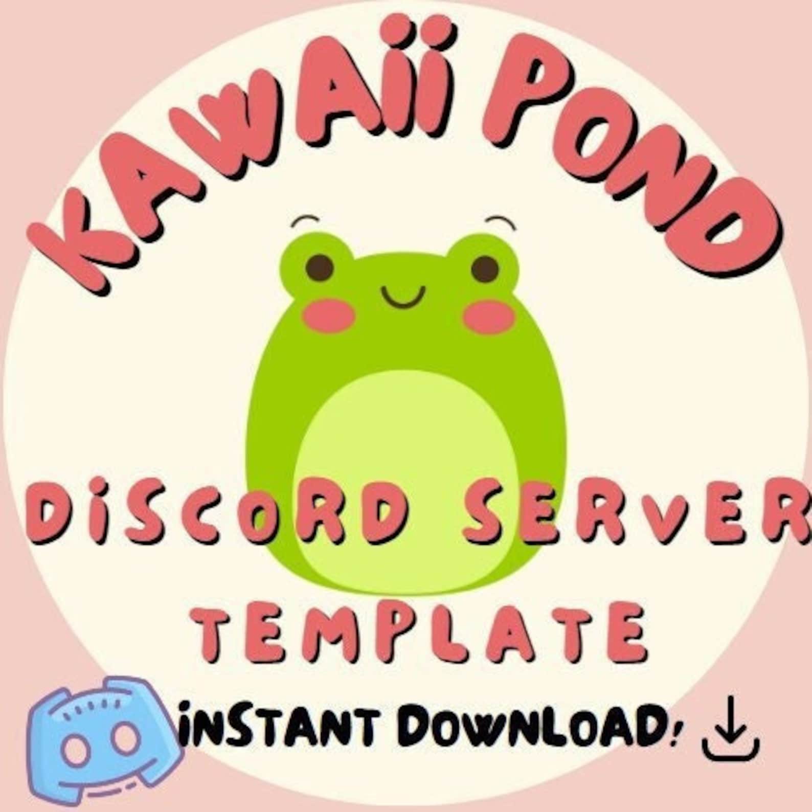 Cute Kawaii Pond pink Frog Aesthetic Discord Server Template Etsy Cute Kawaii Pond pink Frog Aesthetic Discord Server Template Etsy