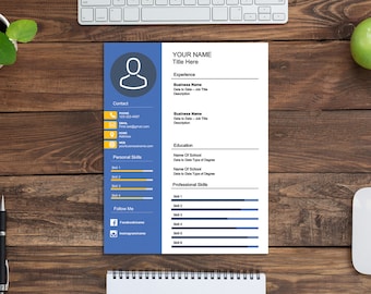 Resume Template | Professional Resume | Resume | Word Template Resume | Creative Resume | Resume Design | CV Template | Modern Resume