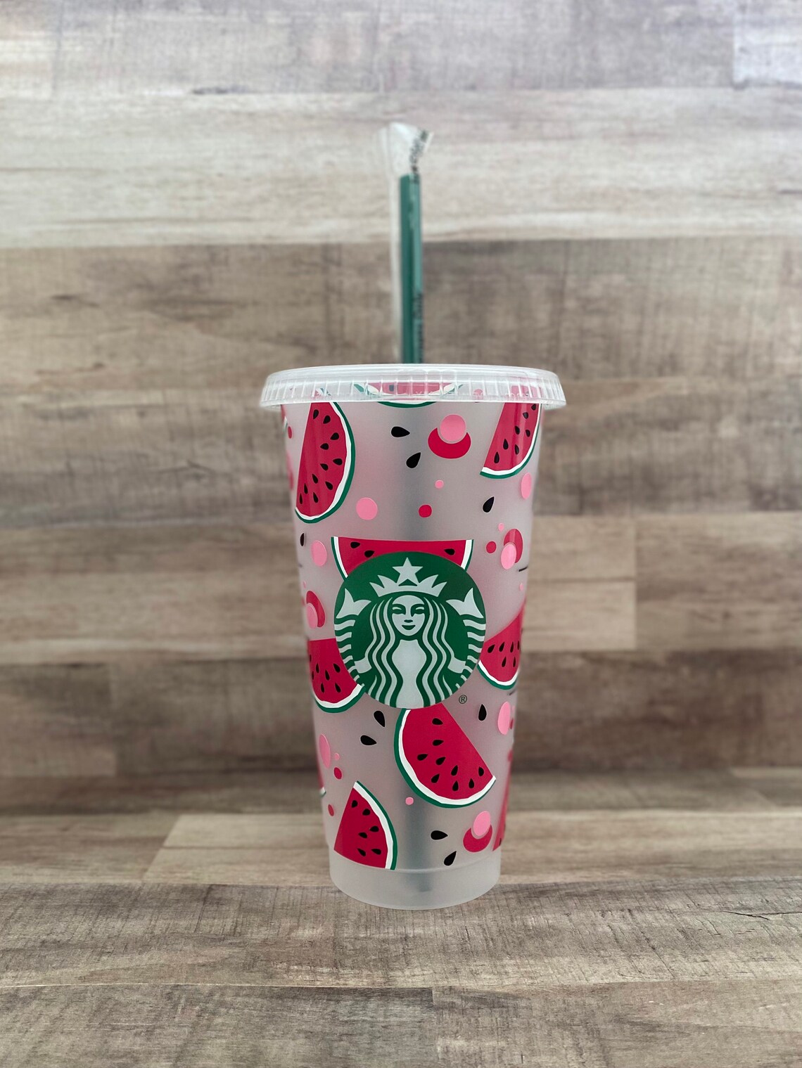 Watermelon Starbucks Cup Reusable Cup Starbucks Cold Cup Etsy