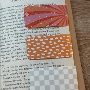 Magnetic Bookmarks | Vintage Bookmarks | Bookmarks | Handmade Page Marker for Books, Journals & Planners | Handmade Bookmarks