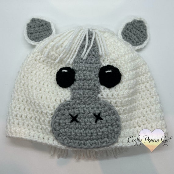 Crochet Horse Hat / Crochet Animal Hat 