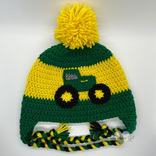JOHN DEERE Cappellino Per Bambini Verde E Giallo - Retro In Rete, Logo Ricamato, Taglia Unica