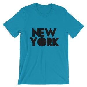 Grote vette New York - verschillende heldere kleuren - korte-mouw Unisex T-Shirt