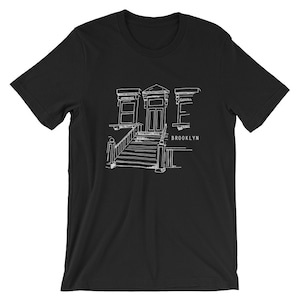 Brooklyn Brownstone Stoop Short-Sleeve Unisex T-Shirt