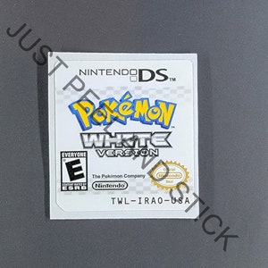 ゲームボーイ DS ポケモン ホワイトバージョン 光沢交換ラベル 任天堂