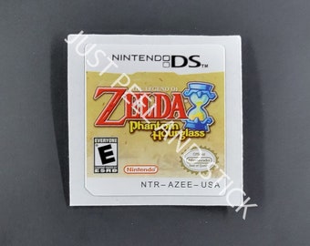 Etiqueta adhesiva de repuesto brillante Zelda Phantom Hourglass para Nintendo DS