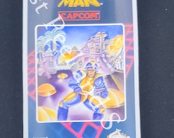 NES Mega Man Glossy Replacement Label Sticker