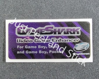 Game Boy Farbe Spiel Hai-Enhancer Ersatz Label Aufkleber glänzend Sticker Game Boy Pocket Metallic