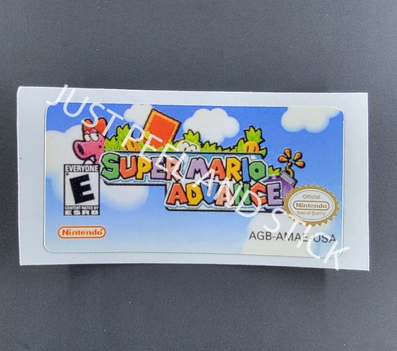 N64 Super Mario 64 Replacement Label Decal Sticker Nintendo 