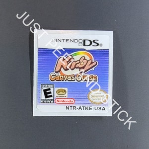 Etiqueta adhesiva de repuesto para Nintendo DS Kirby Canvas Curse Gameboy