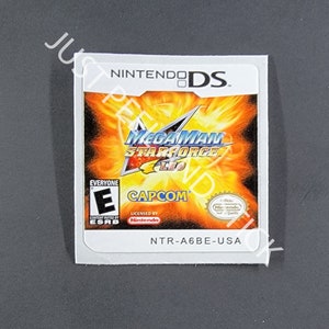 ゲームボーイ DS ロックマン スターフォース レオバージョン 光沢交換ラベル 任天堂