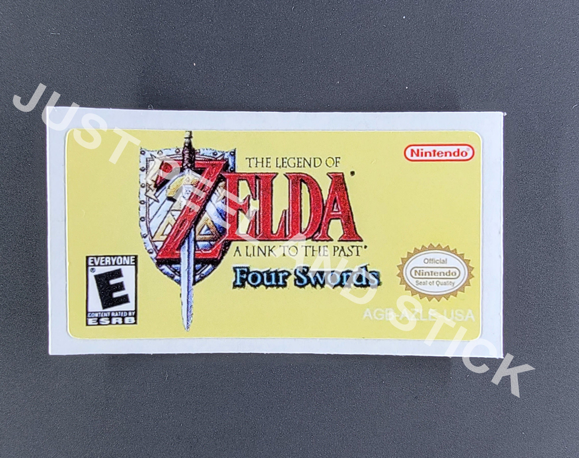 Tloz A Link To The Past - Gameboy Advance Label by FredoZero on