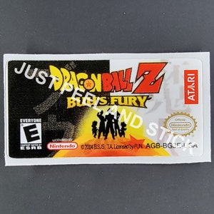 任天堂 GBA ドラゴンボールZ ブウの毛皮の交換用ラベル デカール 光沢ステッカー