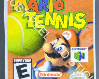 Naklejka zastępcza na N64 Mario Tennis Nintendo
