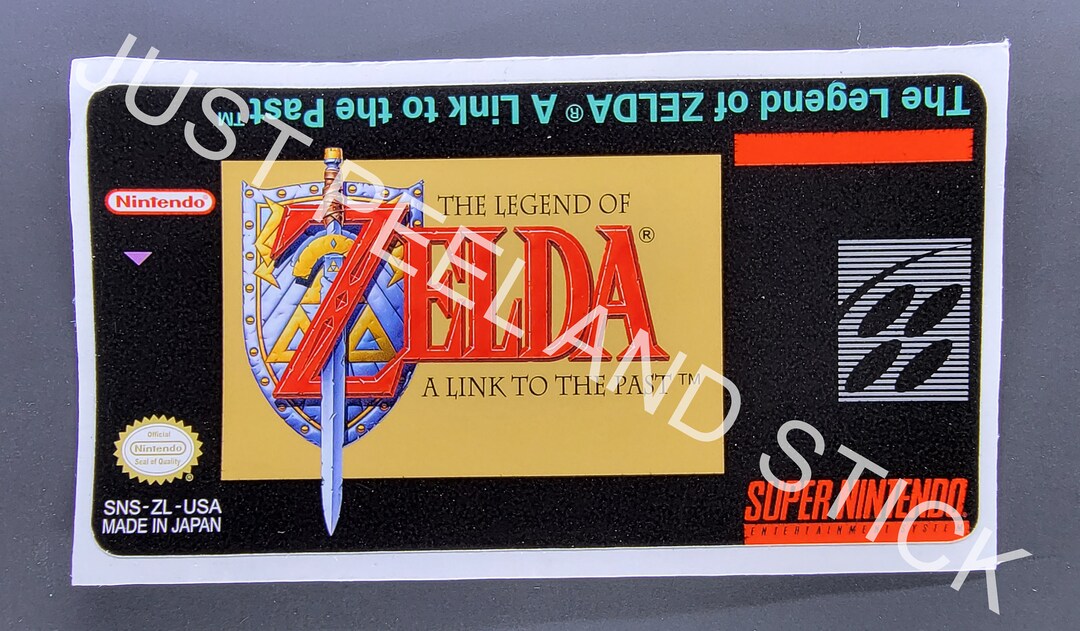 Tloz A Link To The Past - Gameboy Advance Label by FredoZero on