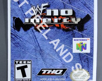 Cartuccia WWF No Mercy V2.1 Per Nintendo 64 - Retro Wrestling Card (Buone Condizioni)