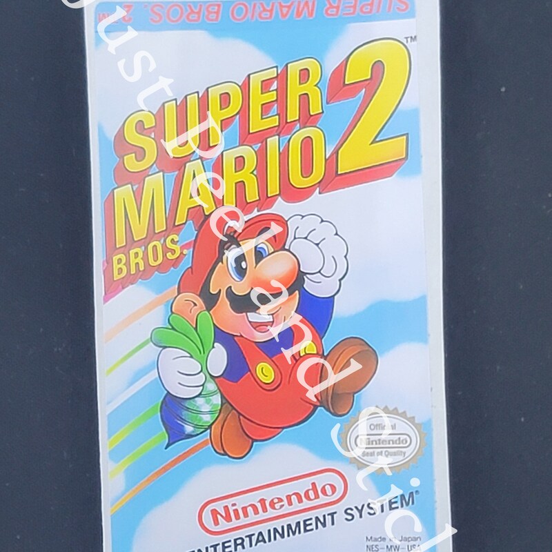 Nintendo Nes Super Mario Bros Game Cartridge - Etsy