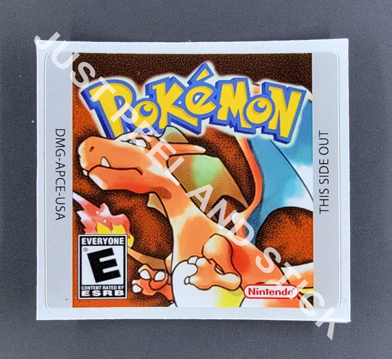 Buy Gameboy Pokemon Red Replacement Decal Sticker Online in India - Etsy