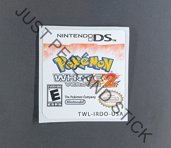 Pokémon white 2 cartridge and case, Pokémon white case : r