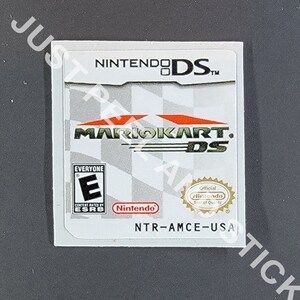 Nintendo Ds Mario Kart DS glänzend Ersatz Aufkleber