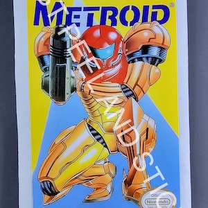 NES メトロイド 光沢交換用ゲームカートリッジ ラベル デカール ステッカー 任天堂 イエローまたはグレーのバリエーション