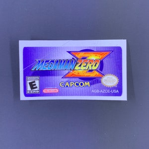 GBA Megaman Zero Ersatz Aufkleber glänzend