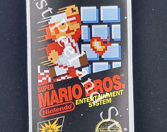 NES Super Mario Bros Ersatzspiel Spiel Patrone Aufkleber glänzend Aufkleber Nintendo