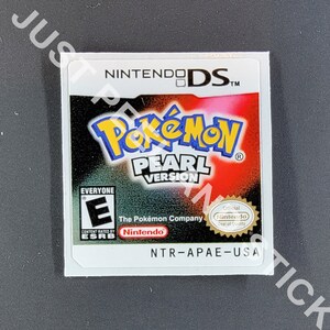 ゲームボーイ DS ポケモン パールバージョン 光沢交換ラベル 任天堂