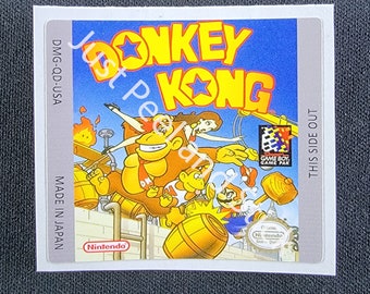 GBC ゲームボーイカラー ドンキーコング 交換用ラベル デカール