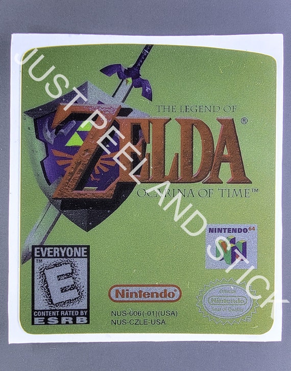 The Legend of Zelda: Ocarina of Time Replacement Label -  Denmark