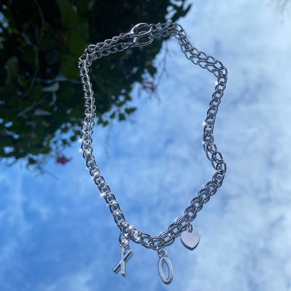 Women's Favourite Full Rhinestone Xo Necklace | SHEIN