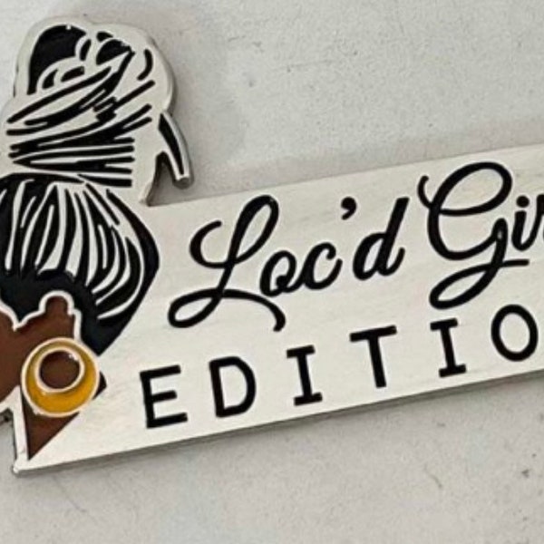 Locd Girl Edition car badge