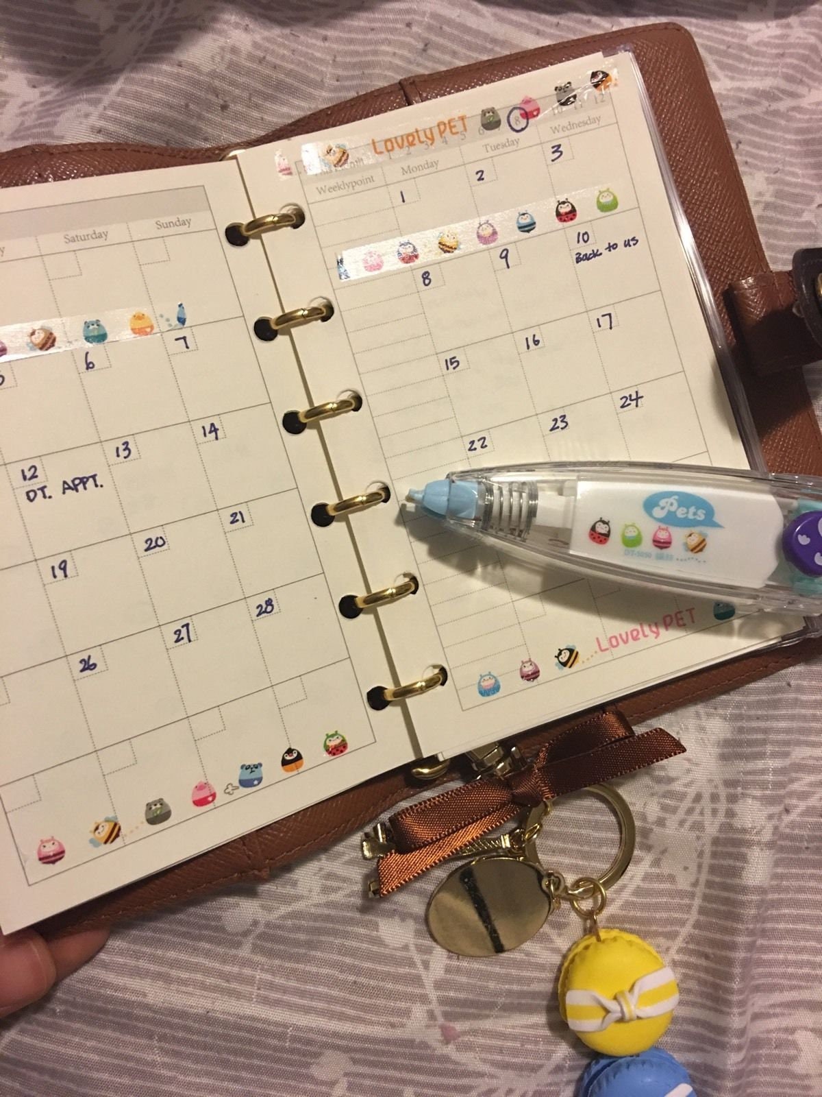 Agenda-pm-mini-agenda-calendar-inserts-refills Fits Louis 