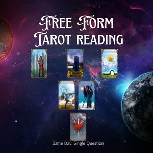 One Question Same Day, Next Day Tarot Reading/ Free Form 3-6 Cards General Questions Love Romance Career