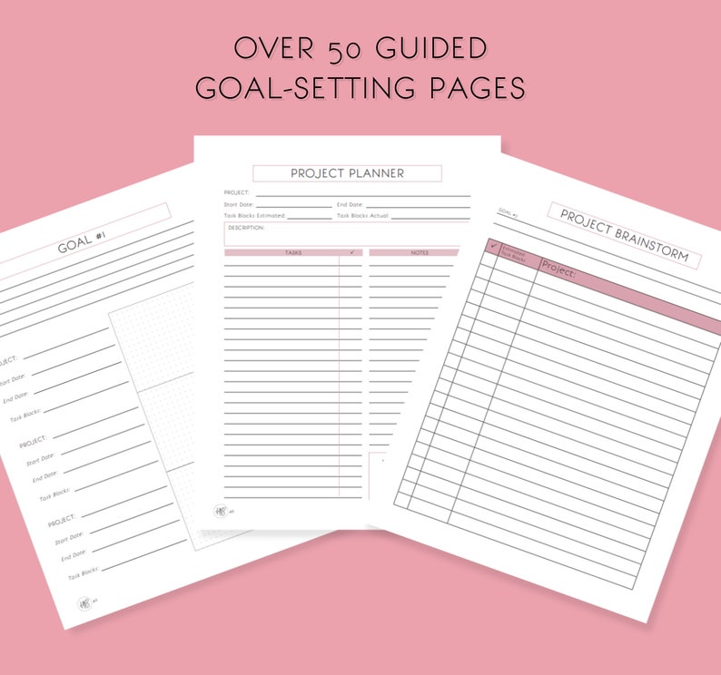 HB90 Method Planner Q2 2024 Printable Goal-Setting Planner For Authors and Entrepreneurs image 2