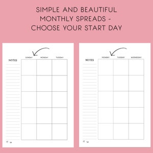 HB90 Method Planner UNDATED Printable Goal-Setting Planner For Authors and Entrepreneurs image 3